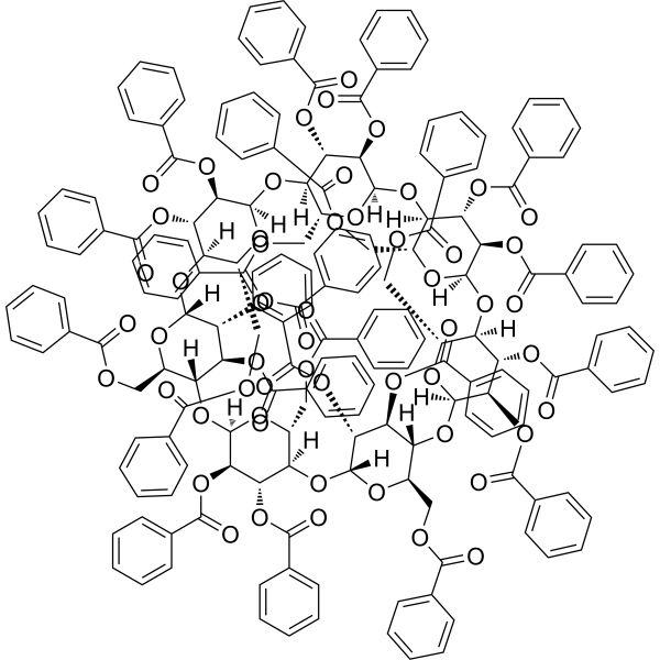 Heptakis(2,3,6-tri-O-benzoyl)-β-cyclodextrin (β-Cyclodextrin perbenzoate) 23666-43-5